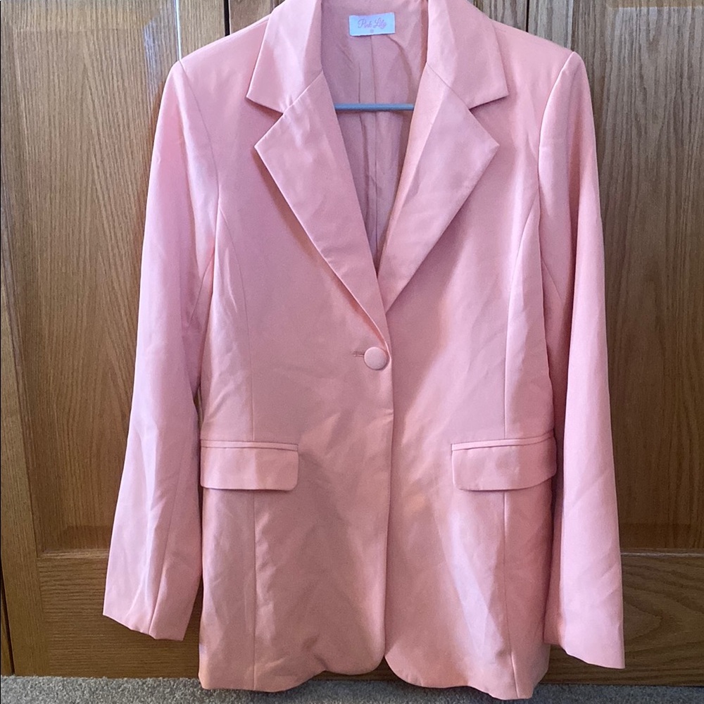 Elegant peach/ Pink Blazer